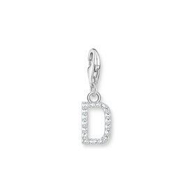 Thomas Sabo D betű ezüst charm cirkóniával 1944-051-14