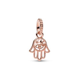 Pandora ékszer Védő Hamza kéz függő rozé charm 789144C00