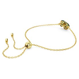 Swarovski Idillya arany színű karkötő zöld lóherével 5666585