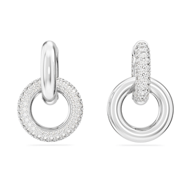 Swarovski Dextera dupla karika ezüst színű fülbevaló 5671807