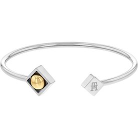 Tommy Hilfiger Ezüst színű karperec arany gömbbel - 2780794 Tommy Hilfiger Ezüst színű karperec arany gömbbel - 2780794