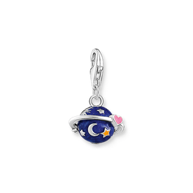 Thomas Sabo Ezüst szaturnusz bolygó charm kék tűzzománccal 2041-041-7