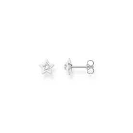 Thomas Sabo  Fehér csillag ezüst fülbevaló H2273-041-14