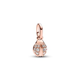 Pandora ékszer ME rozé katicabogár mini függő charm 783043C01