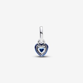 Pandora ékszer ME kék chakra szív ezüst mini függő charm 793042C02