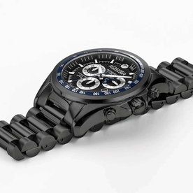Roamer Rockshell Mark III fekete kronográf férfi óra 220837458550