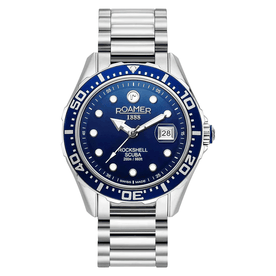 Roamer Rockshell Mark III Scuba férfi búváróra kék számlappal 220858414550