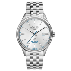 Roamer Optimus világos ezüst színű automata férfi óra fém szíjjal 983983411550