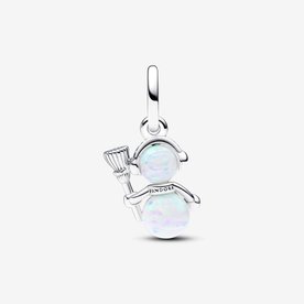 Pandora ékszer Opálos hóember függő ezüst charm 792981C01