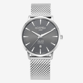 Roamer Valais szürke számlapos dupla szíjas férfi óra 988833415505