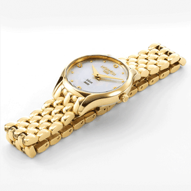 Roamer Soleure Diamond gyöngyház számlapos arany színű női óra 547857482550