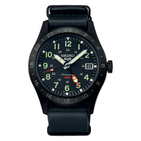 Seiko 5 Sports Field 'Deception' GMT férfi automata karóra SSK025K1