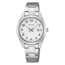 Seiko Classic fémcsatos fehér női kvarc óra SUR465P1