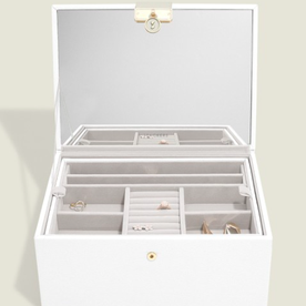 Stackers Fehér pebble classic luxus ékszer doboz 76310