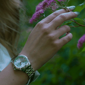 Thomas Sabo Divine halványkék számlapos női óra WA0405-201-209