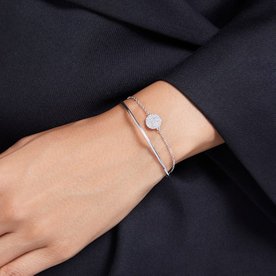 Swarovski Meteora ezüst színű karperec 5683447