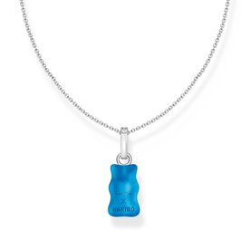 Thomas Sabo Ezüst nyaklánc kék Haribo gumi macival KE2209-052-1-L45v