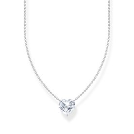 Thomas Sabo  Ezüst nyaklánc áttetsző szív alakú medállal KE2211-051-14-L45v