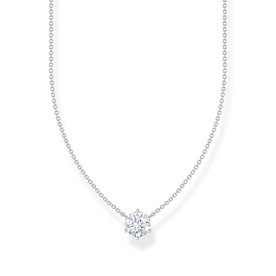 Thomas Sabo Ezüst nyaklánc áttetsző medállal KE2210-051-14-L45v