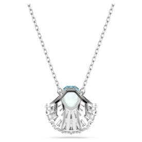 Swarovski Idyllia ezüst színű kagylós nyaklánc kék kristállyal 5689195