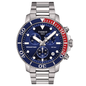 Tissot Seastar 1000 quartz 'pepsi' chronograph búváróra T1204171104103