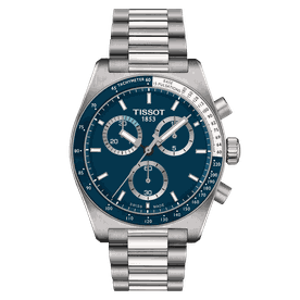 Tissot PR516 kék számlapos quartz chronograph férfi óra T1494171104100