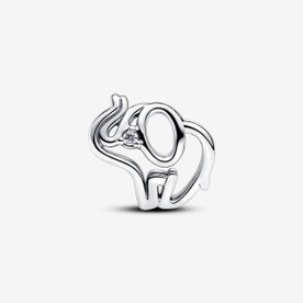 Pandora ékszer Áttört elefánt ezüst charm 793345C01