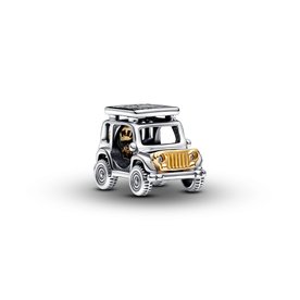 Pandora ékszer Kalandozó túraautó kéttónusú charm 763330C01