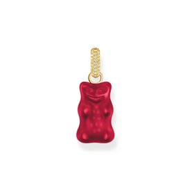Thomas Sabo Aranyozott ezüst piros Haribo gumi maci medál PE967-414-10