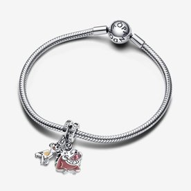 Pandora ékszer Disney Az oroszlánkirály Timon és Pumbaa dupla charm 793357C01