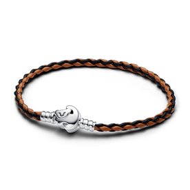 Pandora ékszer Disney Az oroszlánkirály Simba kapcsos fonott bőr karkötő 