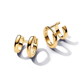Pandora ékszer Dupla karika shine fülbevaló 263280C00