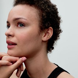 Pandora ékszer Fél pár organikus formájú shine végtelen fülgyűrű 263308C00
