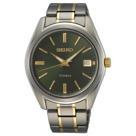 Seiko Titánium bicolor férfi karóra SUR377P1