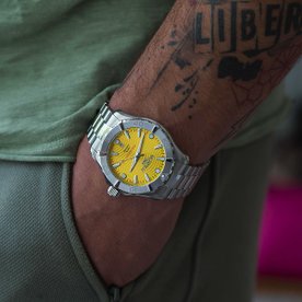 Roamer Deep Sea 200 Canola Limited Edition férfi óra sárga számlappal 860833410520