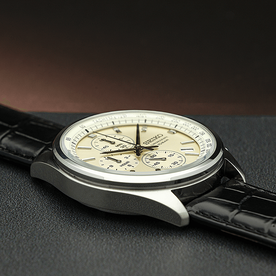 Seiko Chronograph bőrszíjas sárga számlapos karóra SSB383P1 Seiko Chronograph bőrszíjas sárga számlapos karóra SSB383P1