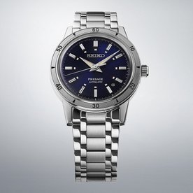 Seiko Presage Style 60's kék számlapos automata karóra SRPL07J1