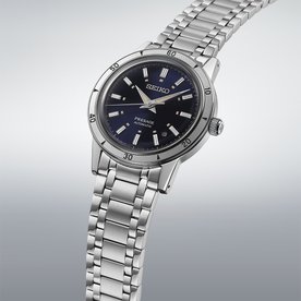 Seiko Presage Style 60's kék számlapos automata karóra SRPL07J1