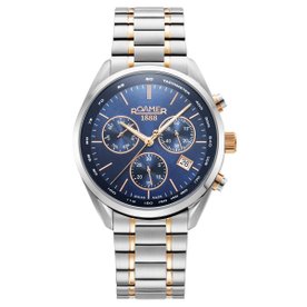 Roamer Pro Chrono kék és rozé chronograph férfi karóra 993819474520