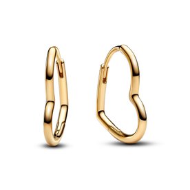 Pandora ékszer Aszimmetrikus szívek shine fülbevaló 268307C00