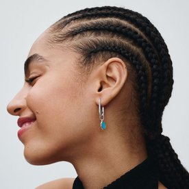 Pandora ékszer ME ezüst függő charm szintetikus türkizzel 793388C01