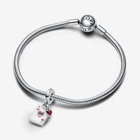 Pandora ékszer Disney Szívek királynője dupla függő charm 793420C01
