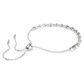 Swarovski Mátrix kristálygyöngy ezüst színű állítható karkötő 5701605