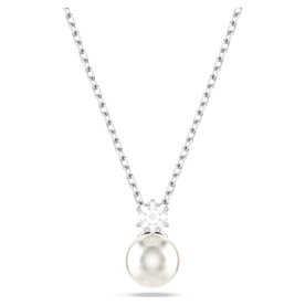 Swarovski Mátrix kristálygyöngy ezüst színű nyaklánc 5693897