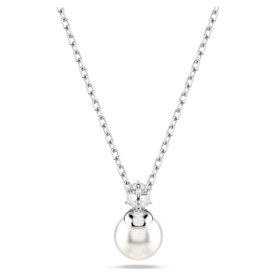 Swarovski Mátrix kristálygyöngy ezüst színű nyaklánc 5693897