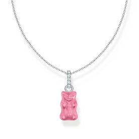 Thomas Sabo Ezüst nyaklánc rózsaszín Haribo gumi macival KE2209-052-9