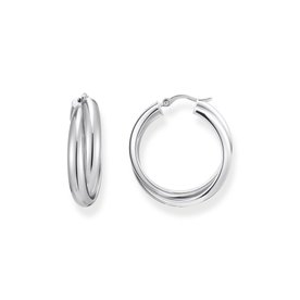 Thomas Sabo Összefonódó nagy karika ezüst fülbevaló CR738-001-21