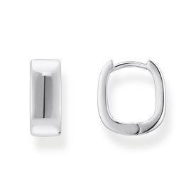 Thomas Sabo Szögletes formájú ezüst karika fülbevaló CR743-001-21
