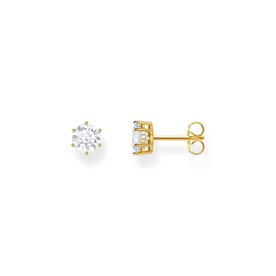 Thomas Sabo Bedugós aranyozott ezüst fülbevaló áttetsző brill csiszolású cirkóniával H2301-414-14
