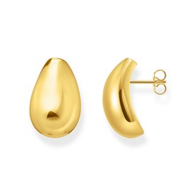 Thomas Sabo Csepp alakú bedugós aranyozott ezüst fülbevaló H2308-413-39